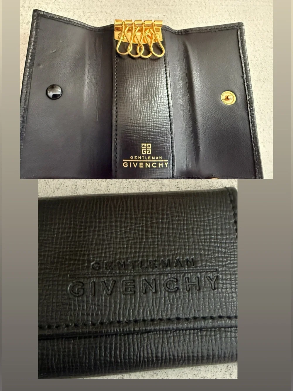 GIVENCHY Men’s Wallet & Key Holder Bundle